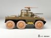 E.T. Model P35-150 U.S.Army M8/M20 Light Armored Car Sagged Wheels For TAMIYA Kit 1/35